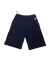 Moncler Logo Decal Shorts In Blue