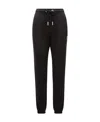 Moncler Logo Decal Sweatpants In Black