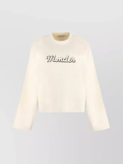 Moncler Logo Detail Cotton Sweatshirt