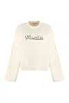 MONCLER MONCLER LOGO DETAIL COTTON SWEATSHIRT