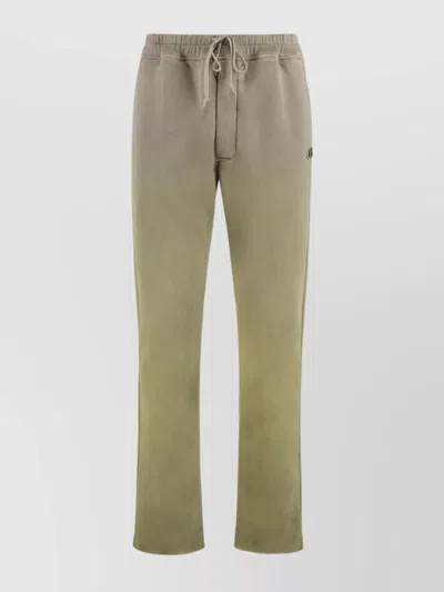 MONCLER LOGO DETAIL COTTON TRACK-PANTS