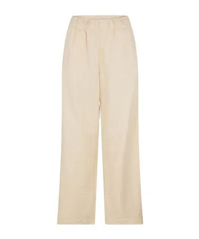 Moncler Logo Detail Sweatpants In Nude