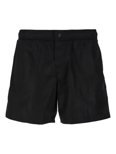 MONCLER LOGO-DETAIL SWIM SHORTS