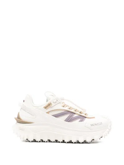 Moncler Logo Detail Trainers In White