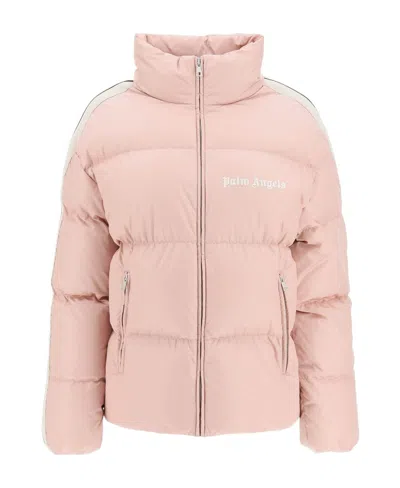 Moncler Logo Details Cotton Suit In Pink