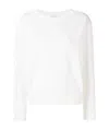 Moncler Logo Details Sweater In White