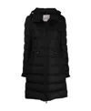 Moncler Logo Down Jacket In Black
