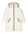 Moncler Logo Down Jacket In White