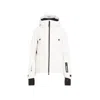Moncler Logo Down Jacket In White