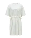 Moncler Logo Dress In White