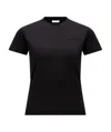 Moncler Logo-embellished Cotton T-shirt In Black
