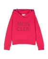 Moncler Logo-embossed Cotton Hoodie In Red