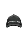 Moncler Logo-embossed Curved-peak Cap In Black