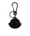 Moncler Logo-embossed Keyring In Black