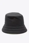 Moncler Logo-patch Gore-tex Bucket Hat In Black
