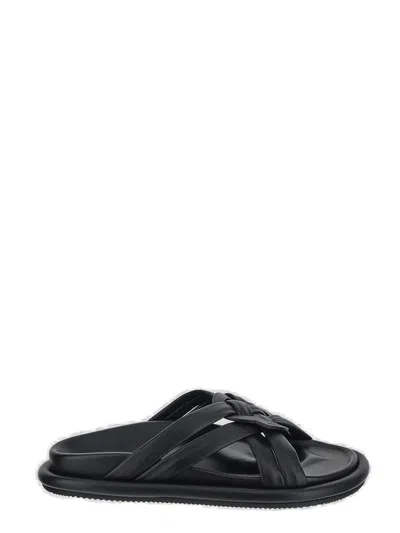 Moncler Logo Embossed Sandals