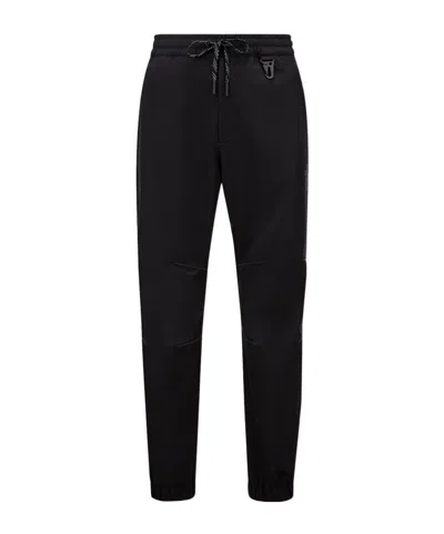 Moncler Logo-embossed Ski Trousers In Black