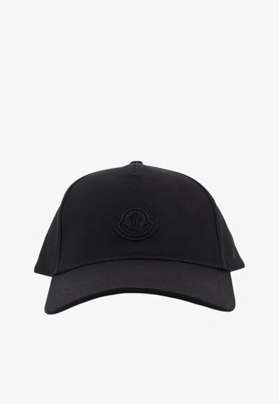 MONCLER LOGO EMBROIDERED BASEBALL CAP