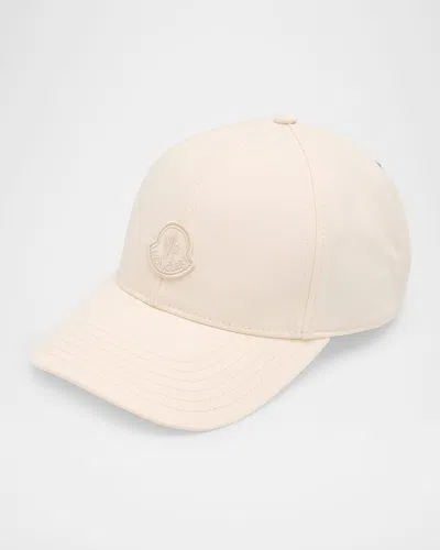 Moncler Logo Embroidered Baseball Cap In Neutral