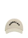 MONCLER MONCLER LOGO EMBROIDERED BASEBALL CAP