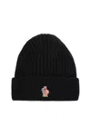 MONCLER LOGO EMBROIDERED BEANIE
