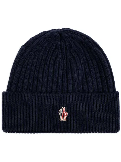 MONCLER LOGO EMBROIDERED BEANIE
