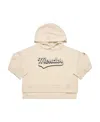 Moncler Logo-embroidered Cotton Hoodie In Nude