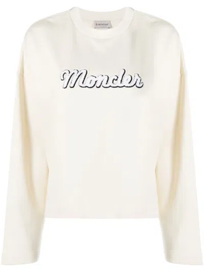 MONCLER LOGO刺绣棉卫衣