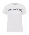 Moncler Logo-embroidered Crewneck T-shirt In White