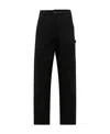 Moncler Logo-embroidered Cotton Track Pants In Black