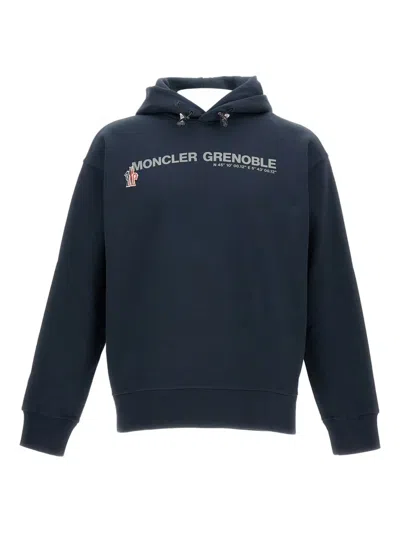 MONCLER LOGO-EMBROIDERED HOODIE