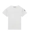 Moncler Logo-embroidered Patch T-shirt In White