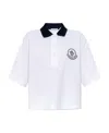 Moncler Logo-embroidered Short-sleeve Rugby Polo In White