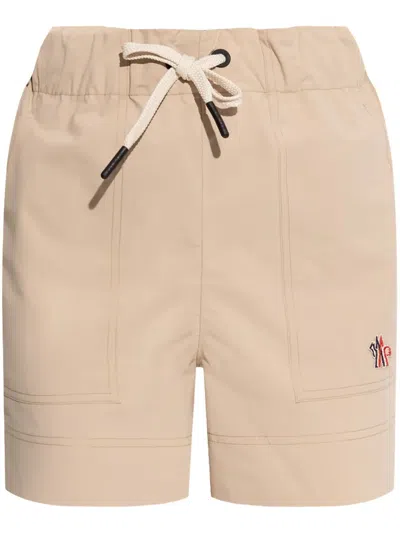 MONCLER LOGO-EMBROIDERED SHORTS