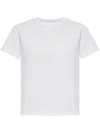 Moncler Logo-embroidered T-shirt In 白色