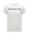 Moncler Regular Logo Patched T-shirt In White