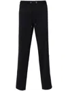 Moncler Logo-embroidered Track Pants In Blue