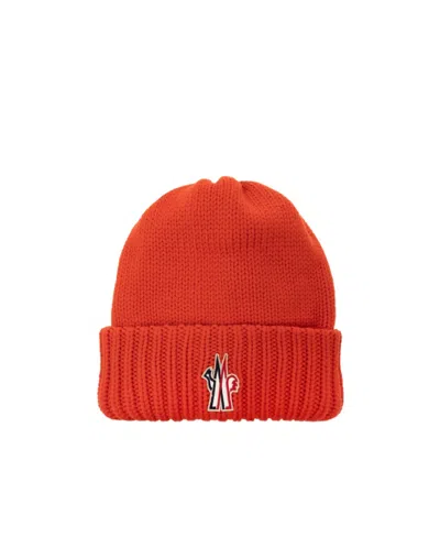 Moncler Logo-embroidered Virgin-wool Beanie