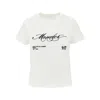 Moncler Embroidered Short Sleeve Crew Neck T-shirt In White