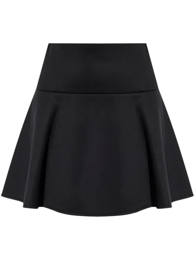 MONCLER LOGO FLARED SKIRT