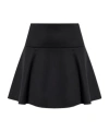 Moncler Neoprene Mini Skirt In Black