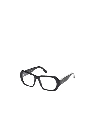 Moncler Logo Flat Mirror In Black
