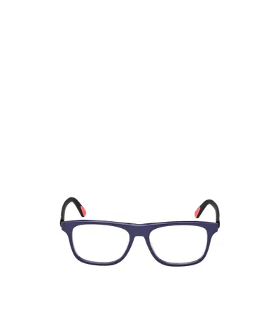 Moncler Logo Flat Mirror In Blue
