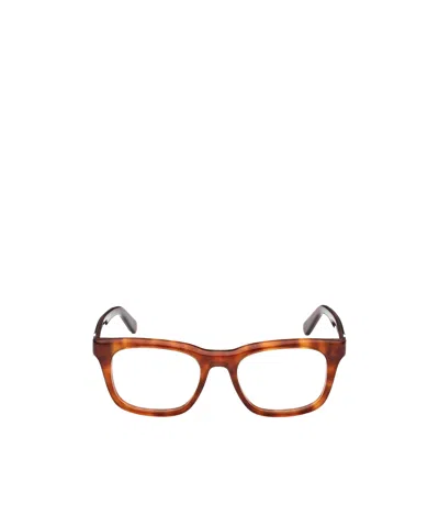Moncler Logo Flat Mirror In Brown