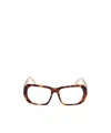 Moncler Logo Flat Mirror In Brown