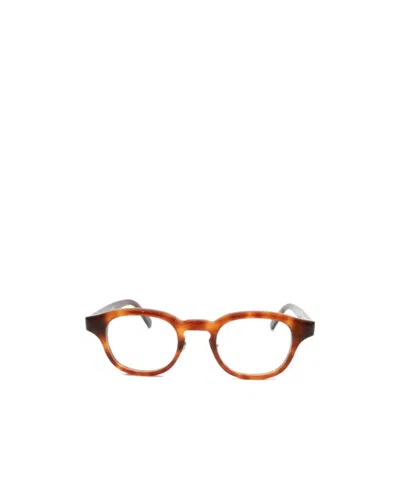 Moncler Logo Flat Mirror In Brown