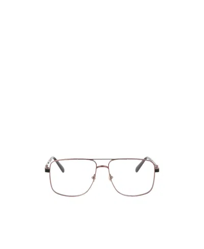 Moncler Logo Flat Mirror In Gray
