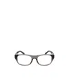 Moncler Logo Flat Mirror In Gray