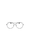 Moncler Logo Flat Mirror In Gray