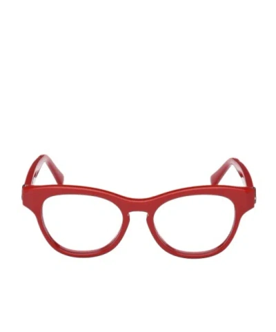 Moncler Logo Flat Mirror In Red